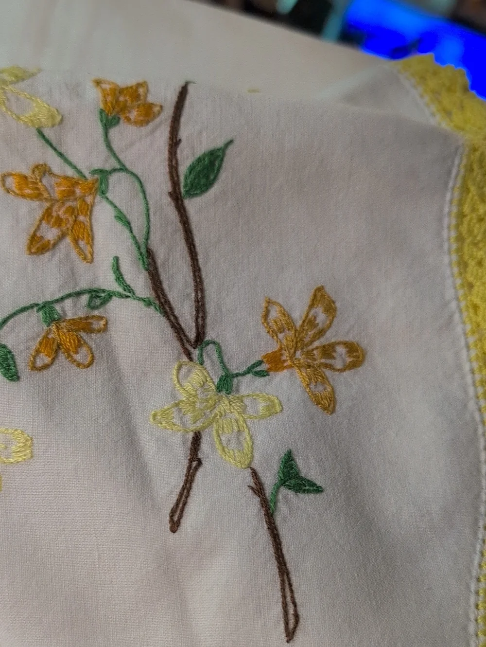Vintage hand embroidered
